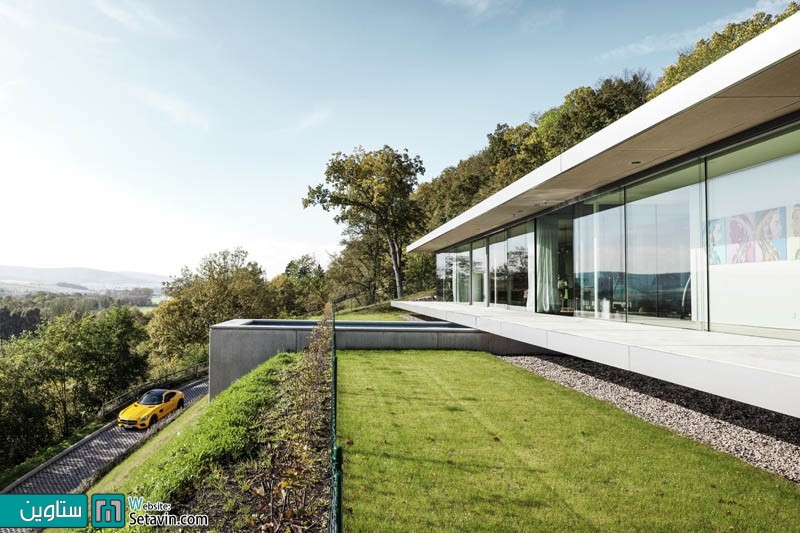 خانه شیشه ای بر فراز دره ای سرسبز , اثر تیم معماری Paul de Ruiter , آلمان