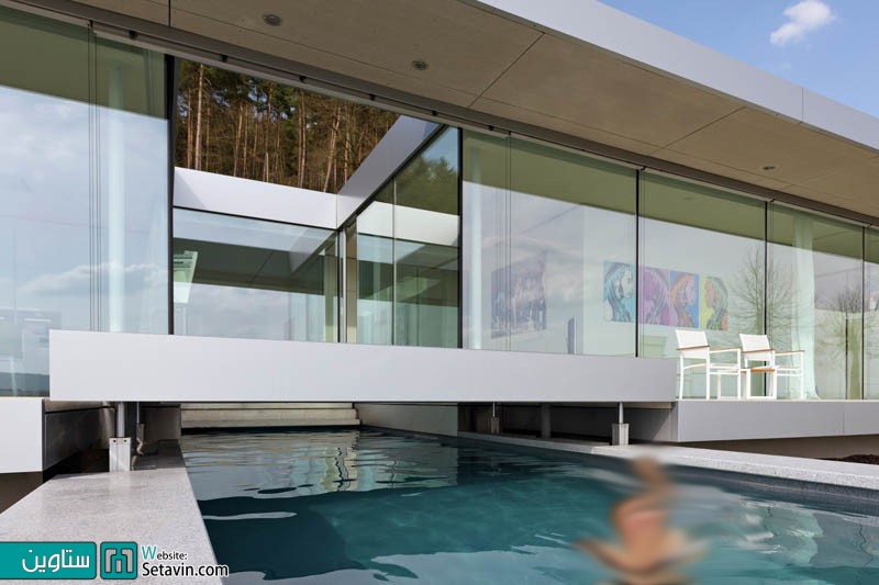 خانه شیشه ای بر فراز دره ای سرسبز ، اثر تیم معماری Paul de Ruiter ، آلمان