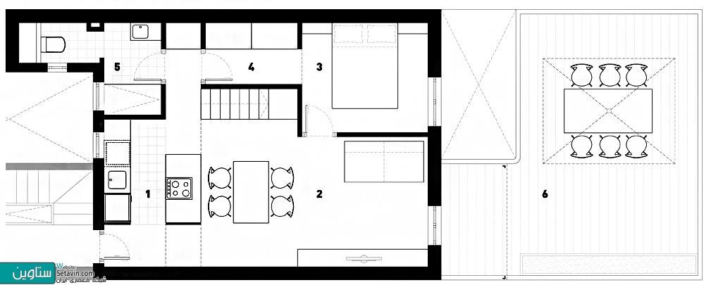 26 نمونه موردی کاربردی از آپارتمانهایی با مساحت کمتر از 50 متر مربع