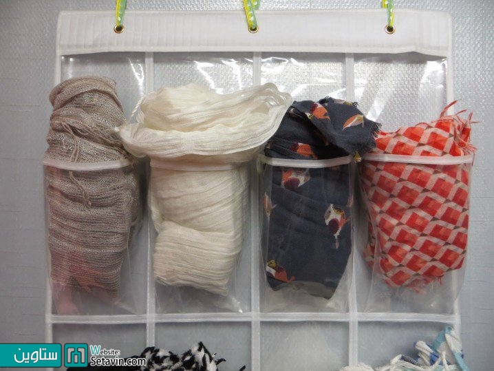 راهکارهایی برای سازماندهی روسری ها