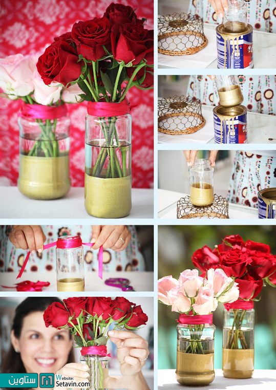 15 راه حل خانگی برای ساختن یک گلدان گل زیبا