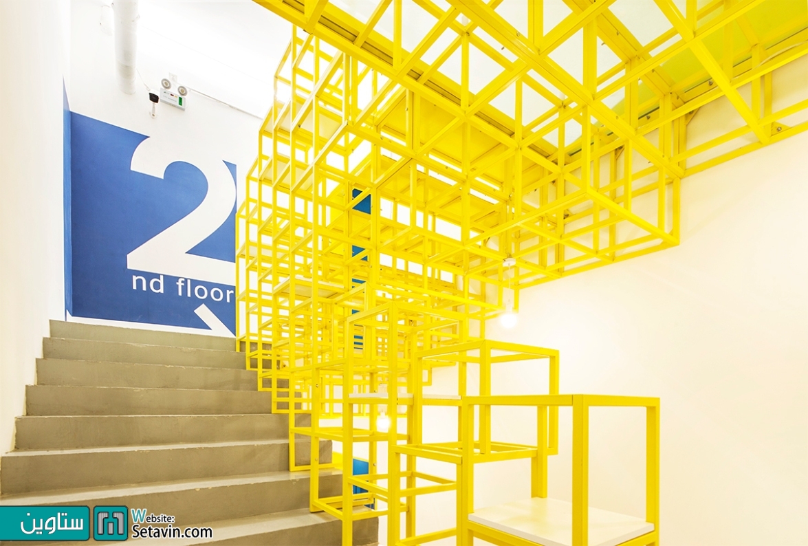 طراحی داخلی مدرن دفترکار Yuanyang Express We ، اثر تیم طراحی MAT Office ، چین