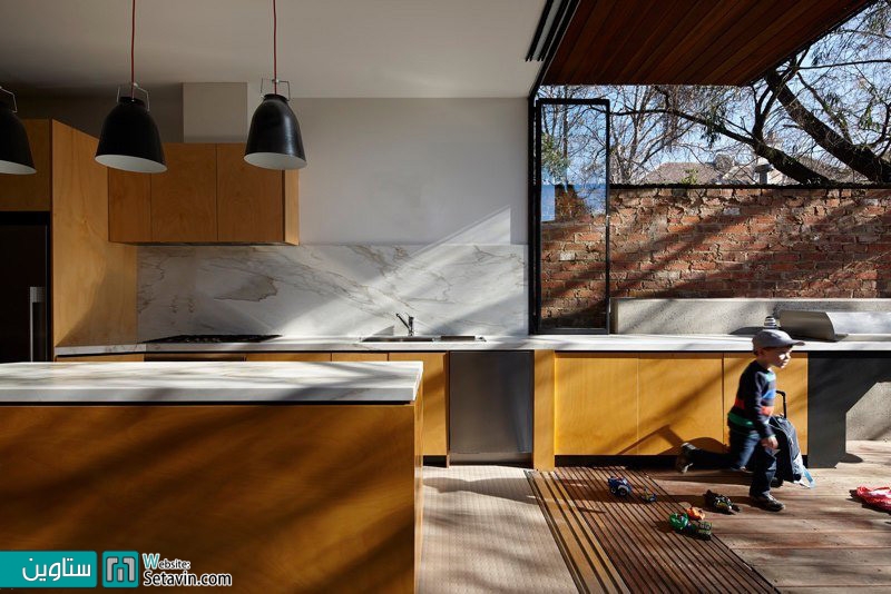طراحی خاص فضای آشپزخانه خانه ای واقع در ملبورن استرالیا
