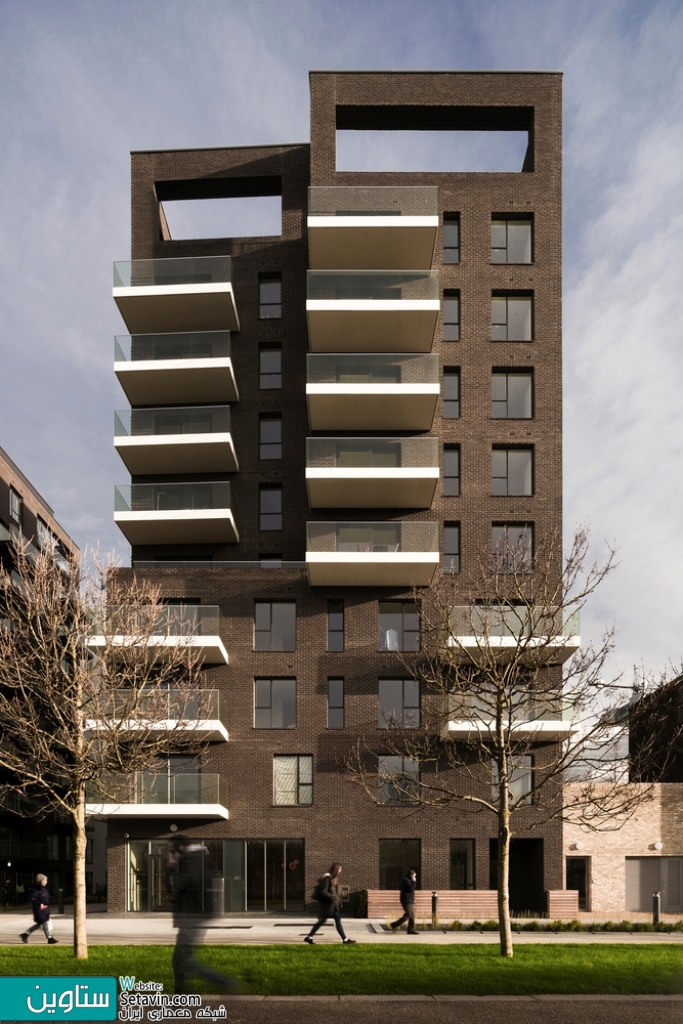 آپارتمان مسکونی , Greenwich Peninsula Riverside ، C.F. Moller ، انگلستان , مسکونی , آپارتمان , ساختمان مسکونی , طراحی مسکونی , طراحی آپارتمان ,  residential , ستاوین , طراحی معماری