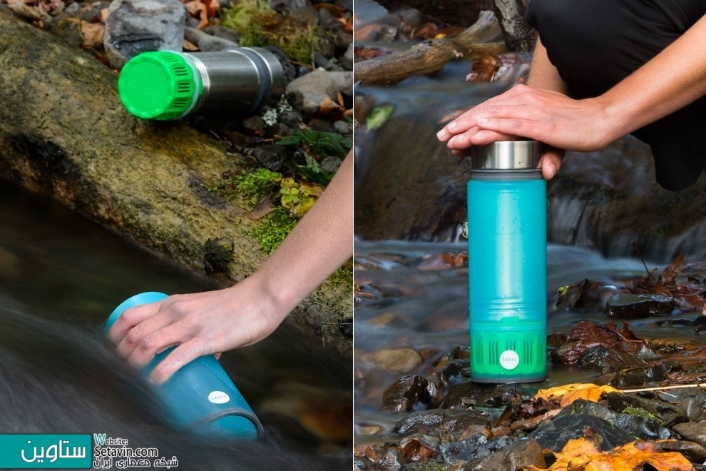GRAYL، دستگاه تصفیۀ آب سریع برای علاقه‌مندان به سفر در طبیعت