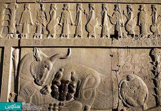 تزئینات معماری ایران باستان در ایتالیا به نمایش در می‌آید