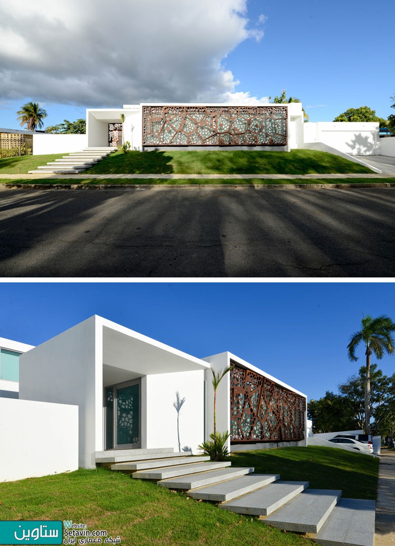 ساختمان مسکونی , San Juan , پوسته نمای خاص , تیم معماری , Diaz Puanetto Arquitectos , آمریکا , پوسته خارجی , نمای متخلخل , نمای مشبک , نما , نمای دو پوسته