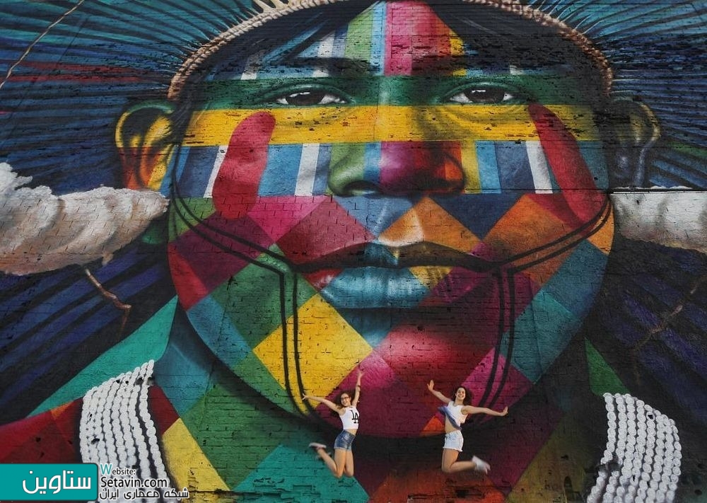 رکورد بزرگترین نقاشی دیواری جهان به مناسبت المپیک 2016 ریو