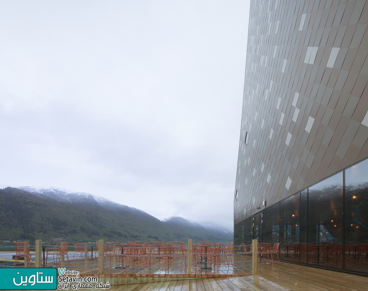 مرکز کوهنوردی , Norwegian , تیم طراحی , Reiulf Ramstad Architects , نروژ , کوهنوردی , Mountaineering Center , Reiulf Ramstad  , فضای ورزشی , آموزش کوهنوردی