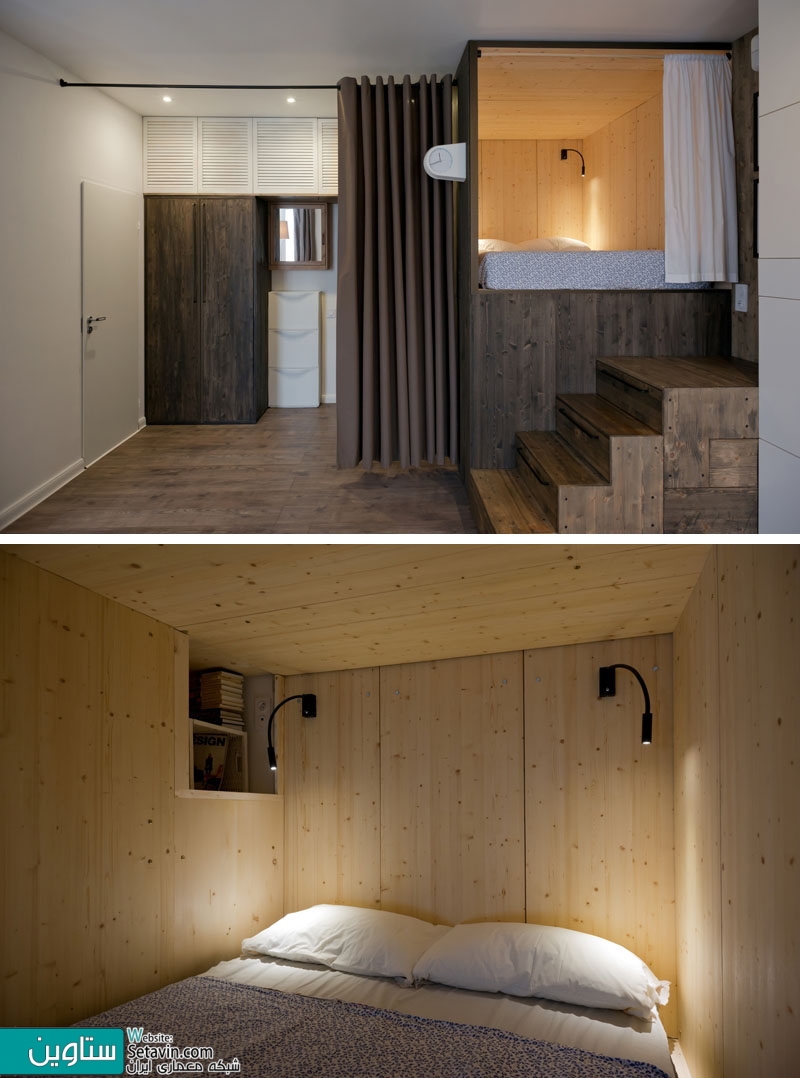 نگاهی به ایده ای مبتکرانه در طراحی یک آپارتمان بسیار کوچک