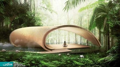 جوانه گندم , پیشنهاد معمار مطرح ژاپنی برای اقامتگاه جنگلی