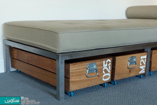 ایده هایی برای استفاده مفید از فضای زیر تختخواب