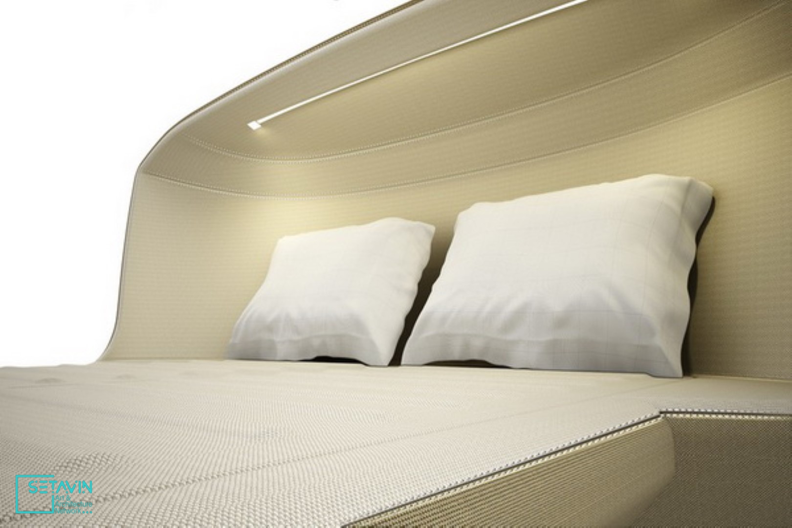 تختخوابی از آینده , Bed Of The Future ، اثر طراح , Axel Enthoven ، سال 2013 , DesleeClama ,Axel Enthoven ,خواب فردا , تختخواب