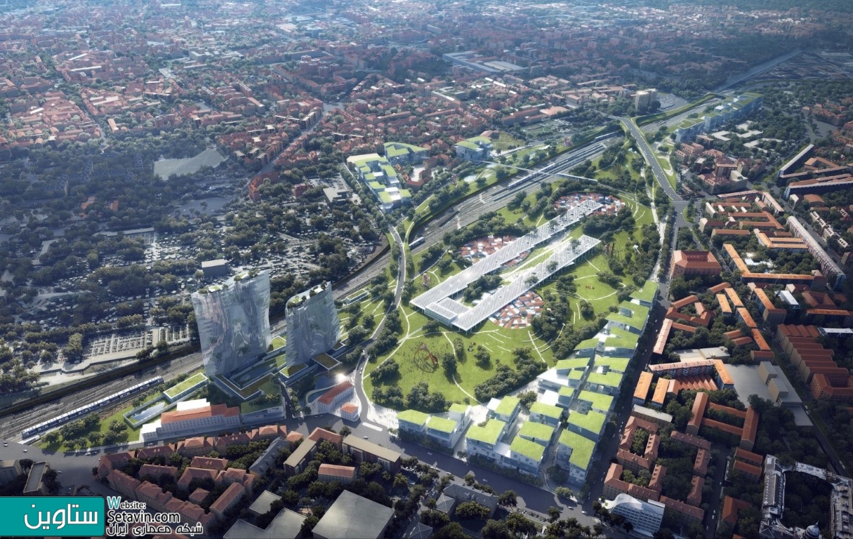 رونمایی , طرح پیشنهادی MAD , ویرانه های راه آهن میلان , معماران MAD , راه آهن میلان , Milan , Dilapidated Railyards , میلان , طرح شهری , MAD Unveils Proposal