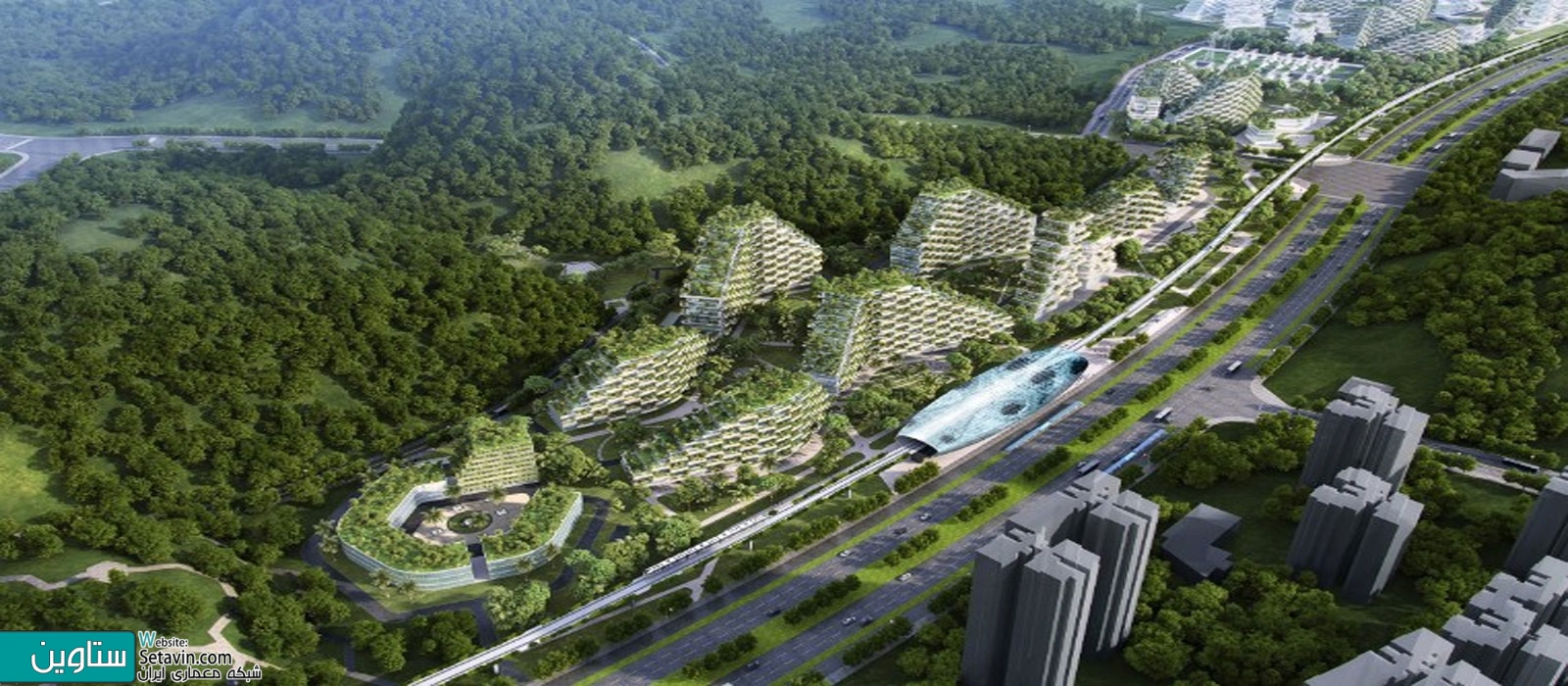 رونمایی اولین شهر‌-جنگل‌ جهان در چین