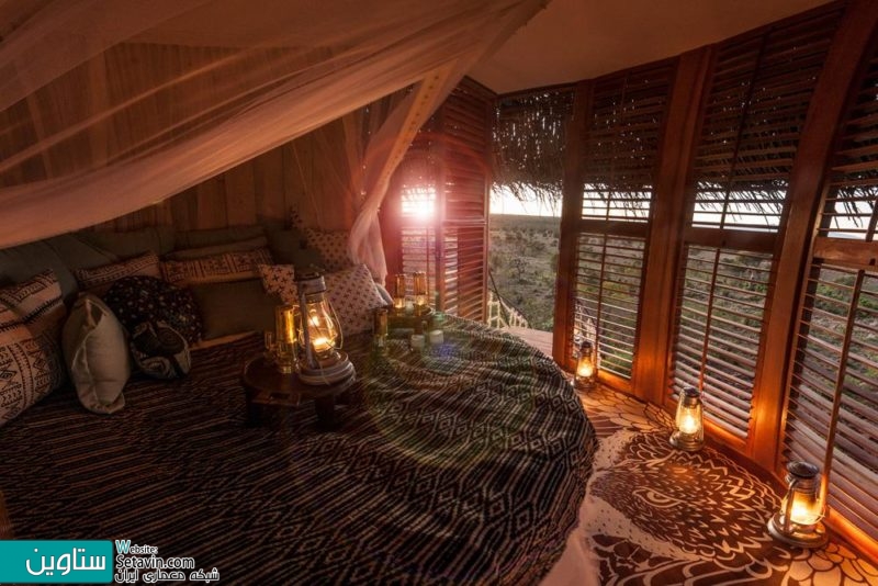 خوابیدن در آشیانه پرنده در کنیا