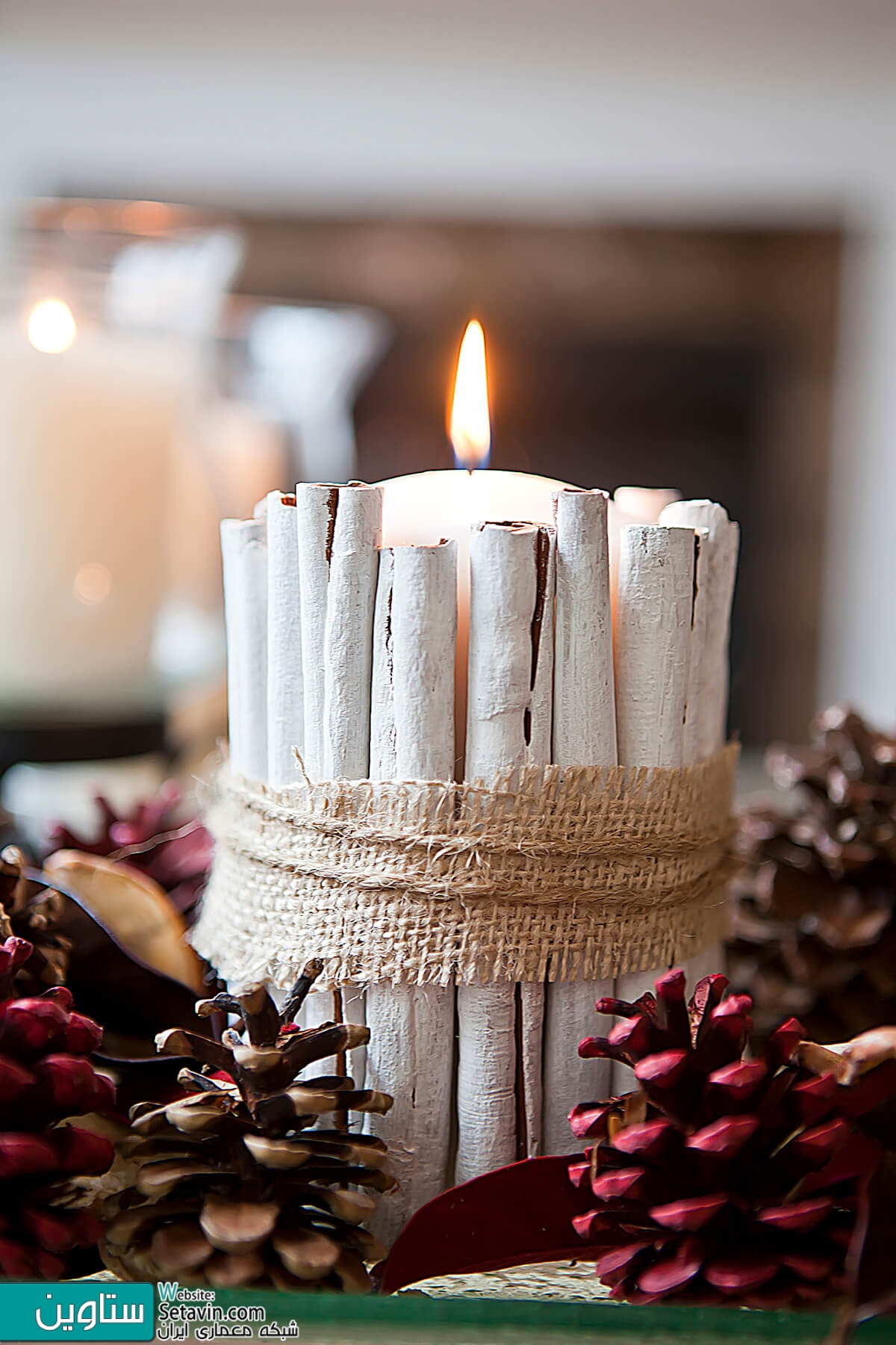 ۳۲ ایده تزپین شمع سازی برای رویایی و صمیمی کردن خانه