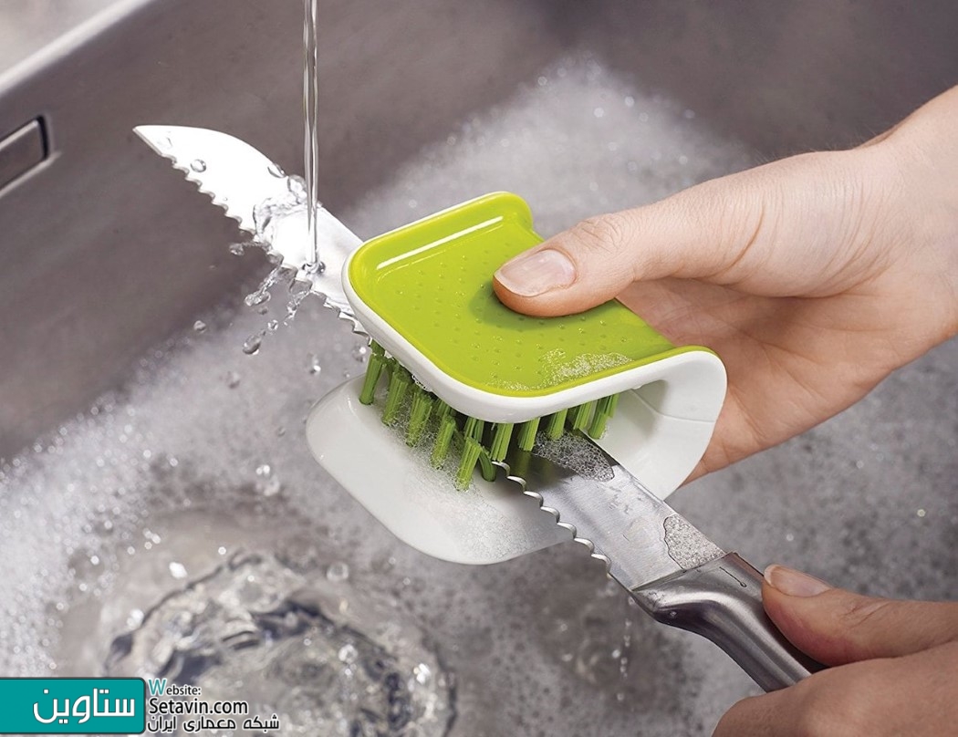 آسان ترین و مطمئن ترین راه برای شستن چاقوها