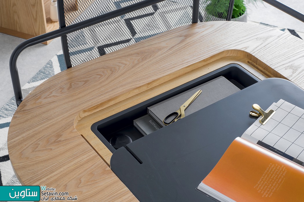 میز لنارت (Lennart) با یک محفظه ذخیره سازی مخفی
