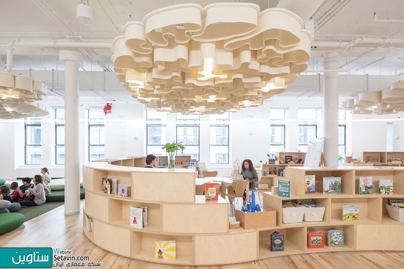 مدرسه ابتدایی WeGrow در نیویورک شامل فضاهای مجزا و اختصاصی