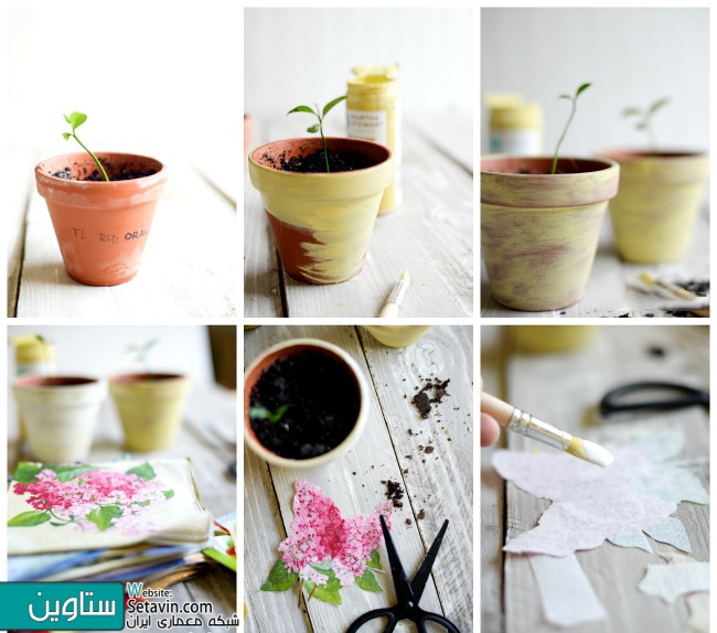 9 ایده عالی برای ساختن گلدان های زیبا در خانه