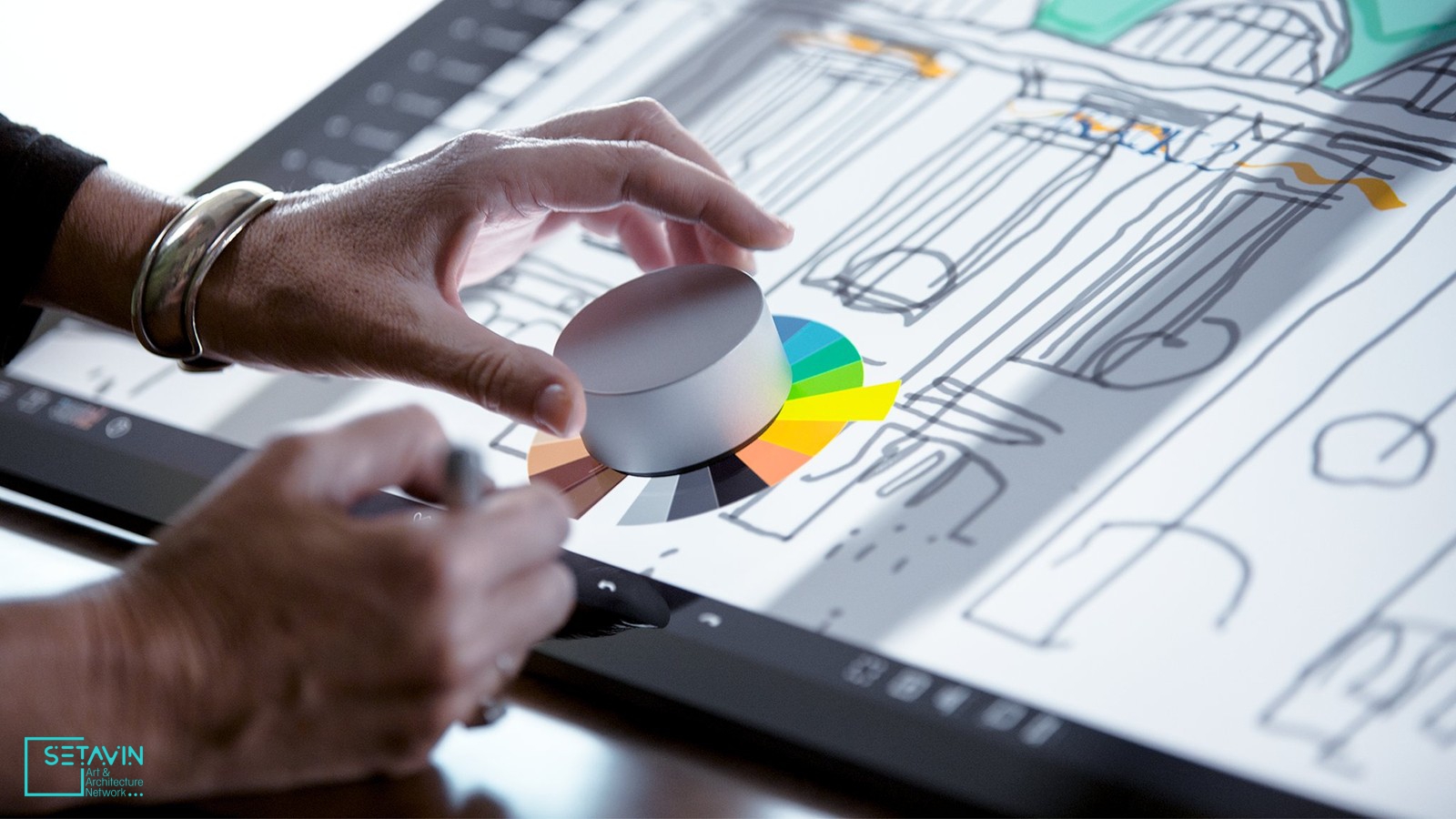 بهترین ابزارهای Surface Go برای هنرمندان ,  هنرمندان , شبکه هنر و معماری ستاوین , ستاوین , Surface Go , کارهای گرافیکی , کیبورد Surface , iPad Pro , قلم مایکروسافت , تکنولوژی