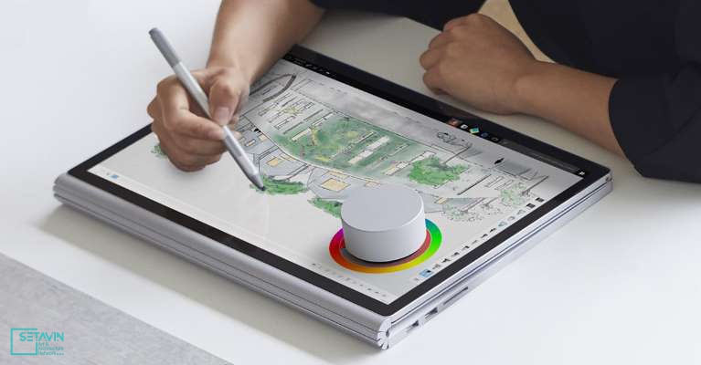 بهترین ابزارهای Surface Go برای هنرمندان ,  هنرمندان , شبکه هنر و معماری ستاوین , ستاوین , Surface Go , کارهای گرافیکی , کیبورد Surface , iPad Pro , قلم مایکروسافت , تکنولوژی