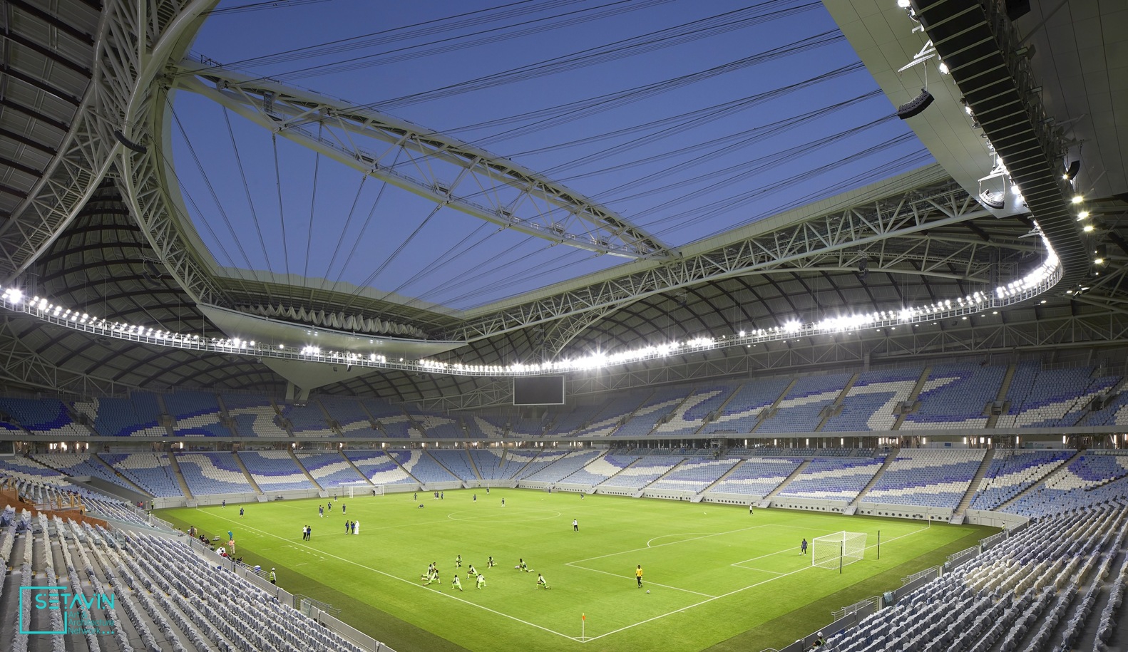 افتتاح اولین استادیوم جام جهانی 2022 قطر