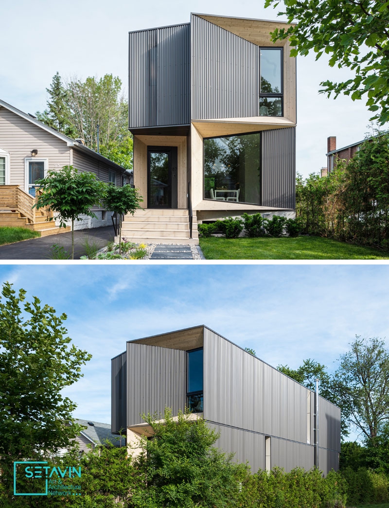 خانه , Designer , home owner, مسکونی , Tesseract , طراحی ویلا , Angular House , تورنتو , Toronto , کانادا