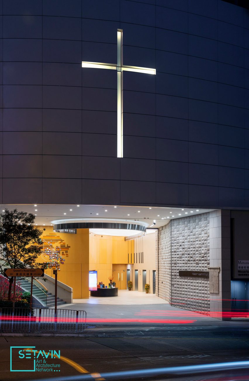 کلیسای آسمان خراش ،اثر تیم طراحی روکو ،هنگ کنگ