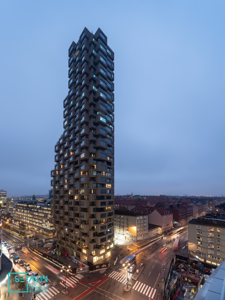 برج اقامتی Norra Tornen ، اثر تیم طراحی OMA , سوئد