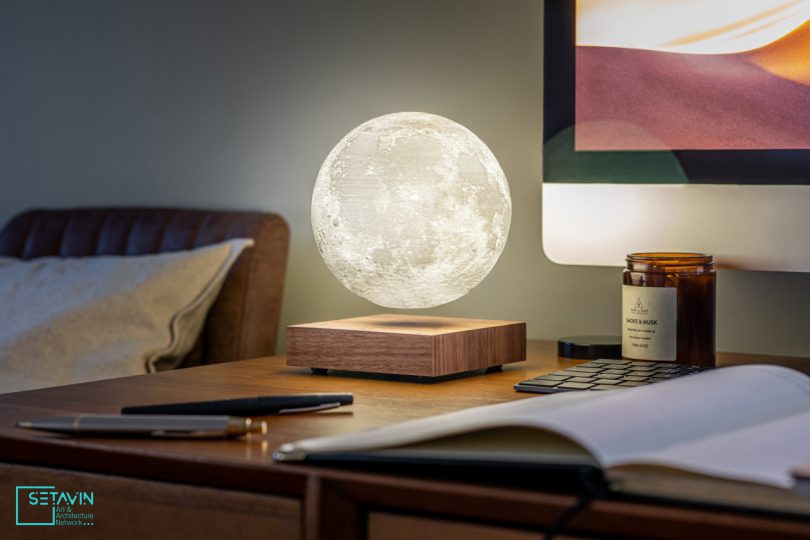 لامپ هوشمند به شکل ماه کاری از Gingko