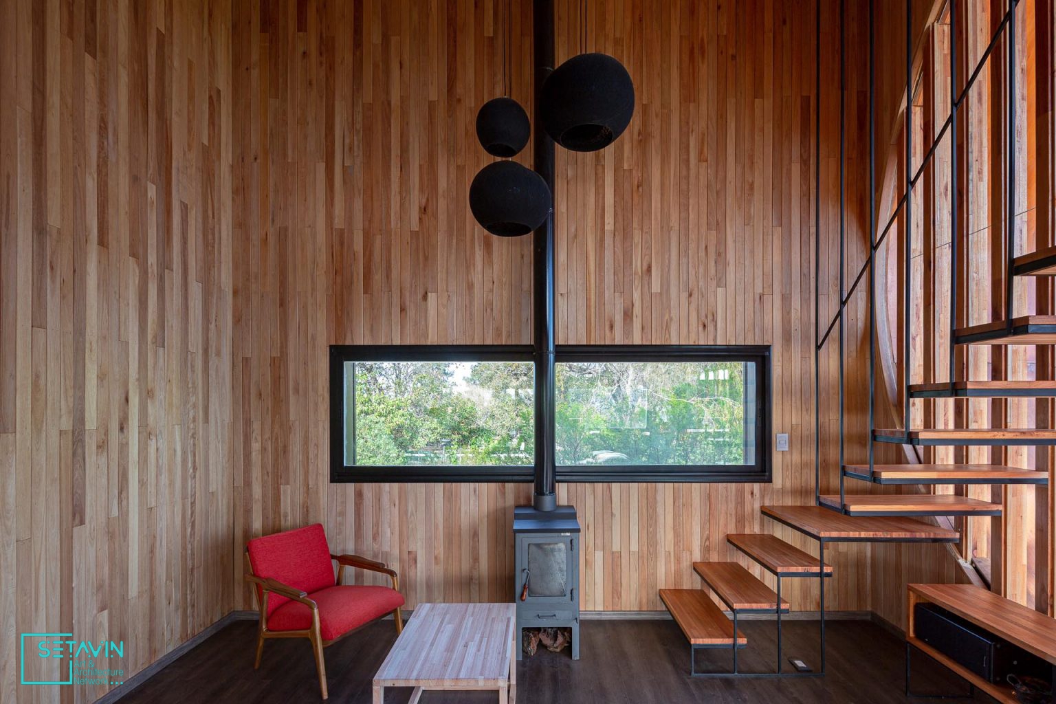 طراحی رامپ اسکیت برد در قسمت خارجی خانه ای در آرژانتین