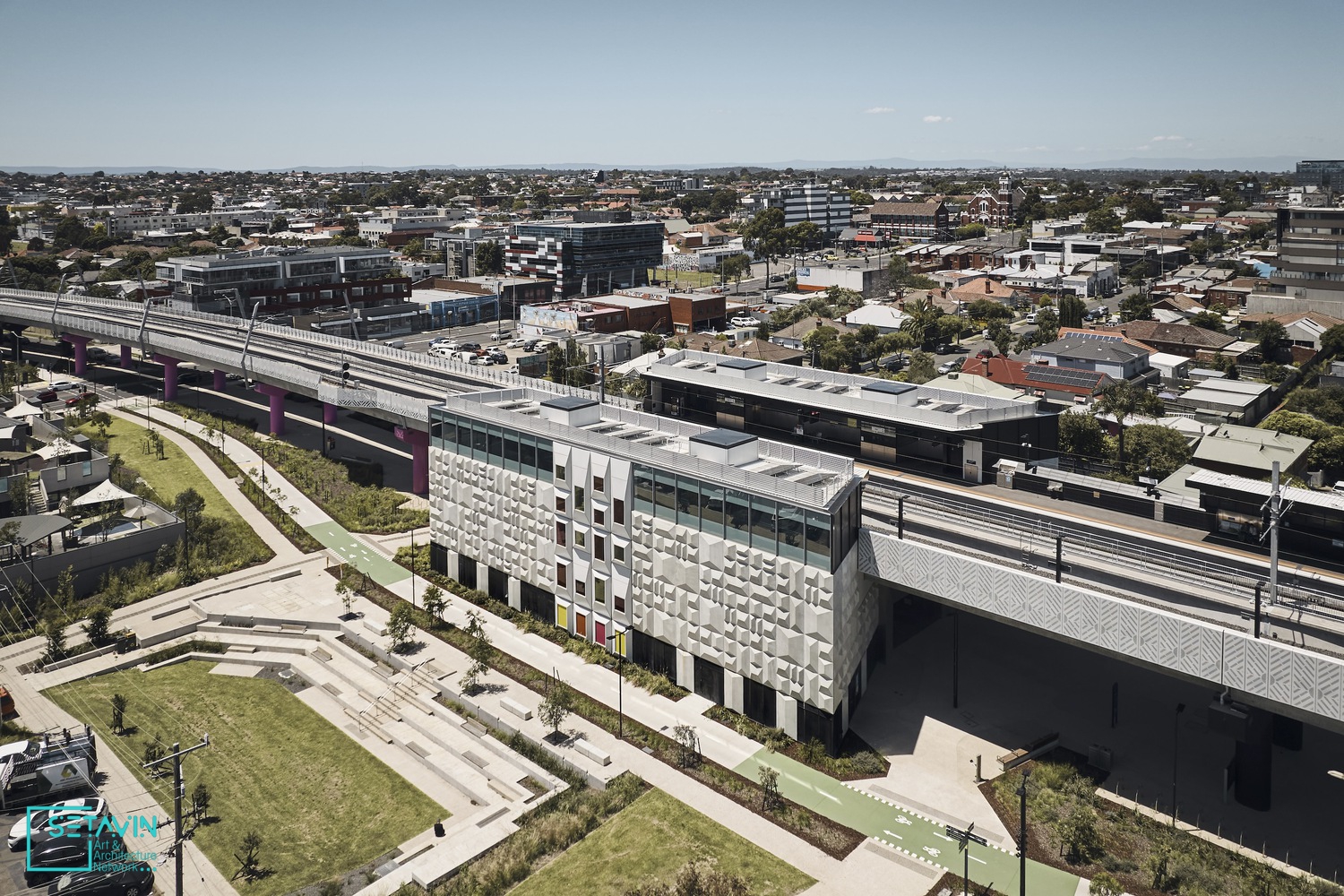 پروژه ها , Projects , اصلاح تقاطع شهری Preston ، اثر تیم طراحی Wood-Marsh ، استرالیا , انگلستان , Australia , نوسازی , Public Architecture , معماری عمومی , هنر و معماری , شبکه هنر , ستاوین , پروژه های منتخب , Refurbishment , طرح بازسازی شهری , توسعه شهری , Infrastructure , زیر ساخت شهری , Preston Level Crossing Removal Project , طرح موضعی شهری