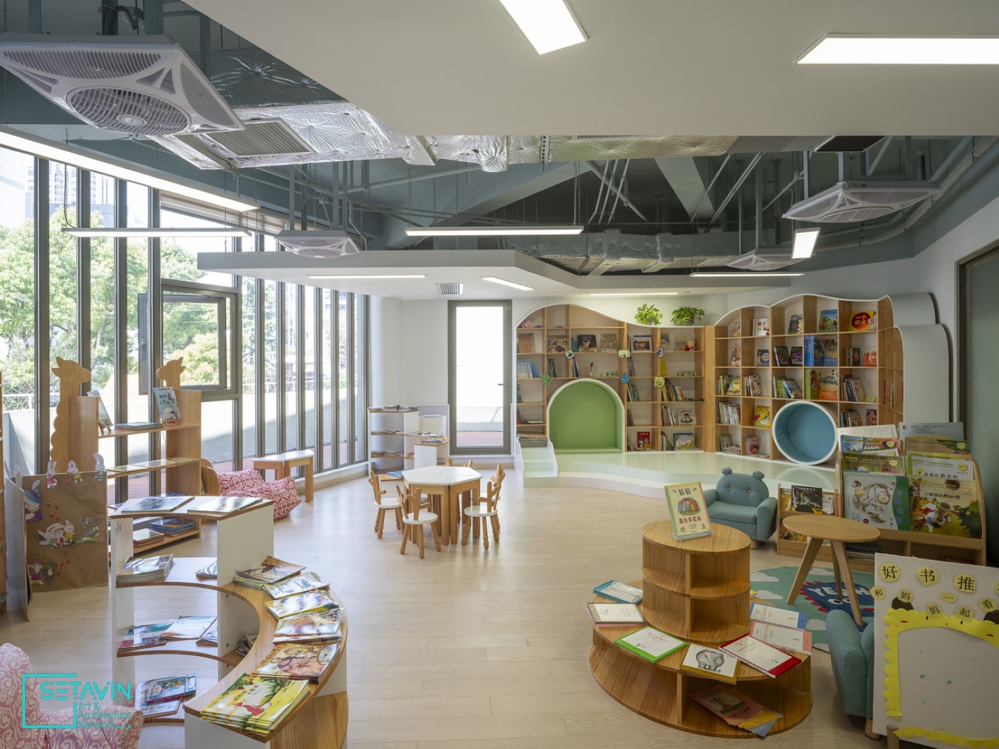 کودکستان , Jing an Yuyao Road , آتلیه معماری , Liu Yuyang Architects ، چین , مهد , مهدکودک , children , کودکان , Kindergarten , کودک , فضای بچه ها , architecture , معماری , school , مدرسه , محیط های آموزشی , childhood , کودکی ,