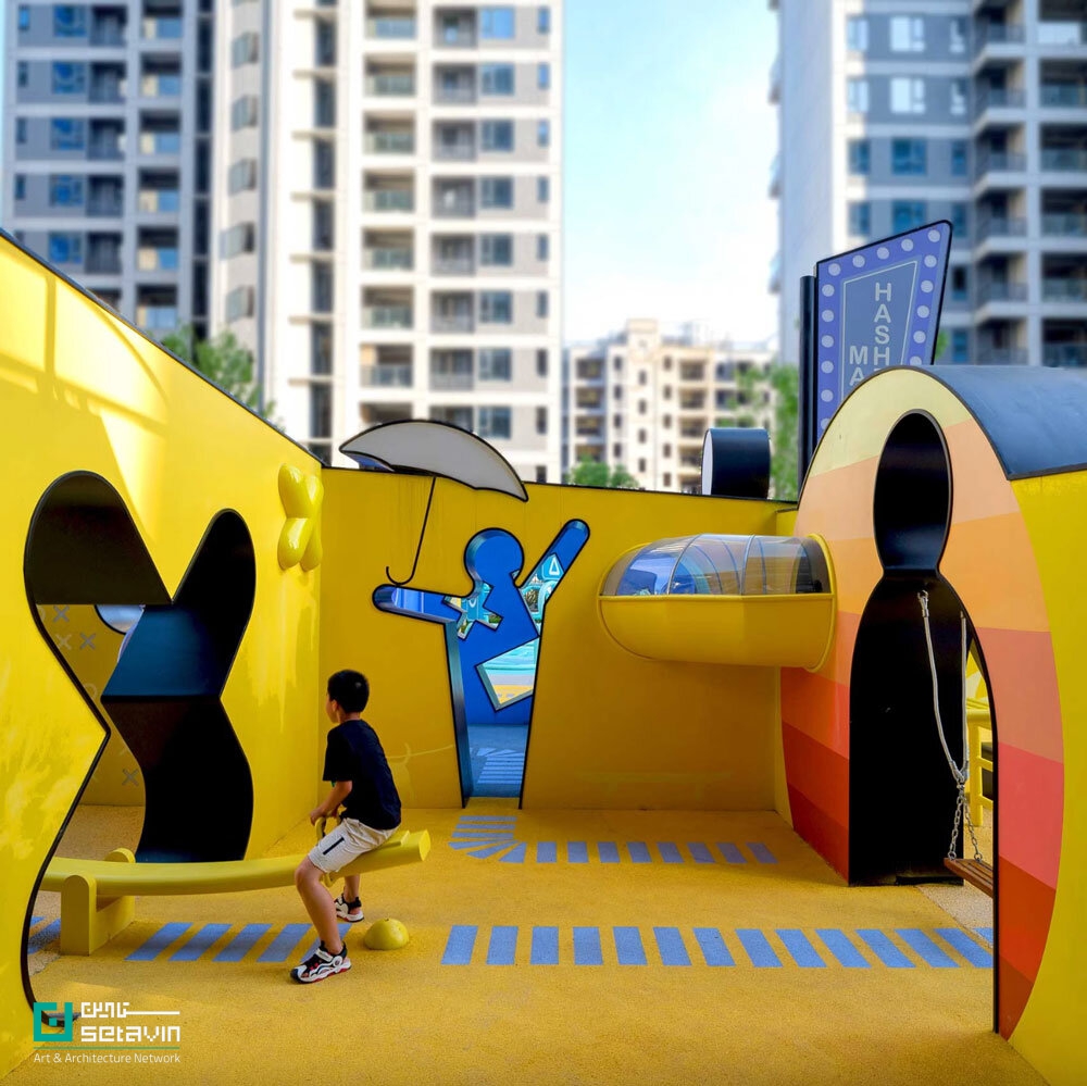 میدان روبیکس اثر استودیو 100architects:بازی، هندسه و نور در قلب فضای شهری