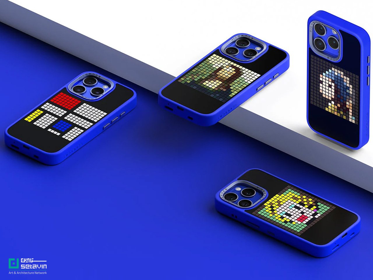 قاب هوشمند Picdance؛ نمایشگر LED پیکسلی آیفون