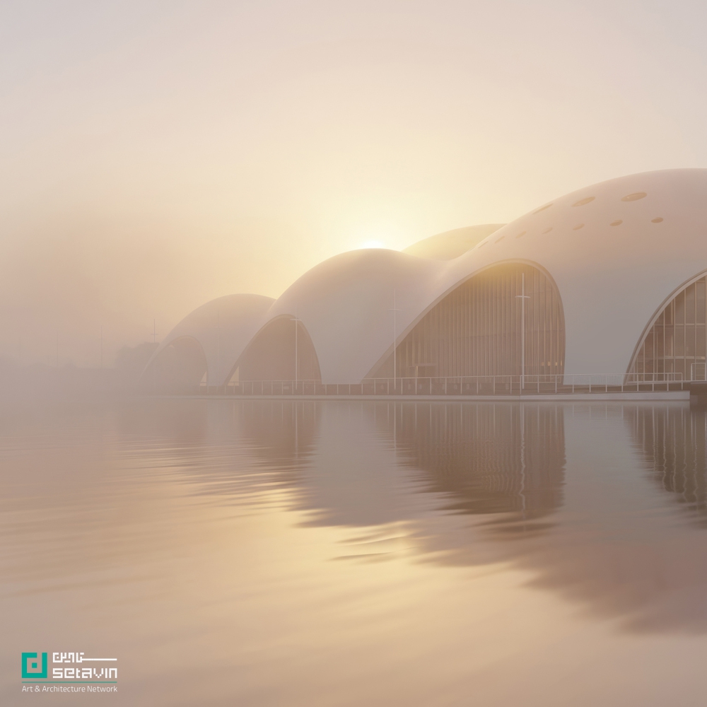 Renzo Piano, RPBW, Hanoi Opera House, Isola della Musica, Vietnam Architecture, Cultural Landmark, Concrete Shell, West Lake, PTW Architects, معماری فرهنگی, سالن اپرا, رنزو پیانو, معماری بتنی خمیده, معماری ویتنام, طراحی مرکز همایش, معماری مدرن
