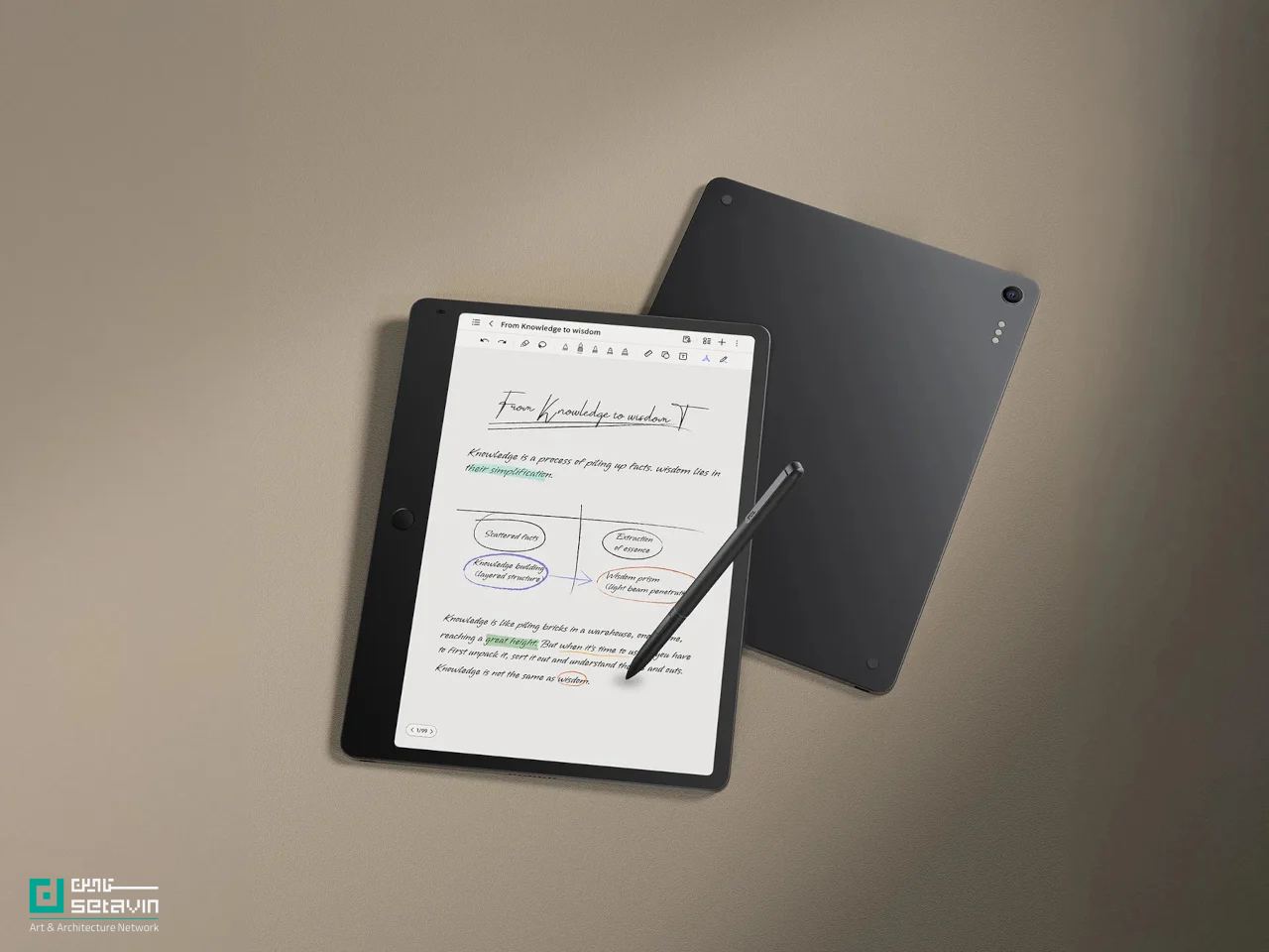از اسکیس تا یادداشت؛ TCL Note A1، بوم دیجیتالِ سبک‌وزن برای معماران