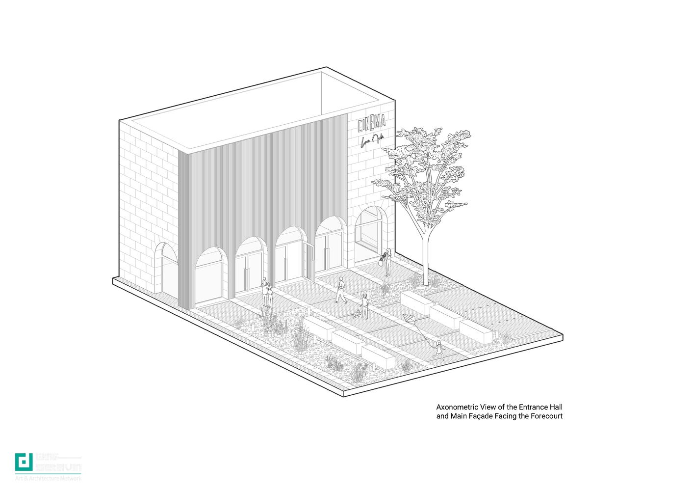 سینما مدرن Louis Malle اثر تیم معماری Atelier Nastorg و Atelier Revel Architecture واقع در فرانسه منطقه Prayssac