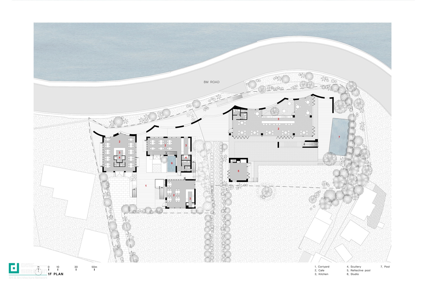 پروژه Wind Fence 2 در بوسان، اثر Hyunjoon Yoo + Partners، گسترش یک سازه ساحلی است که با الهام از باد و موج، ترکیبی از کاربری تجاری و مسکونی را ارائه می‌دهد.