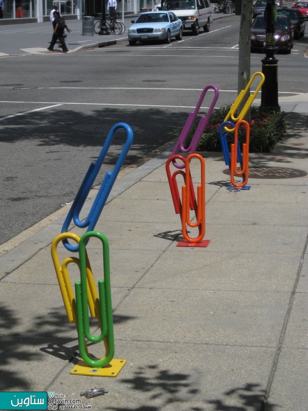 ایده های خلاقانه در طراحی مبلمان شهری - ایستگاه دوچرخه