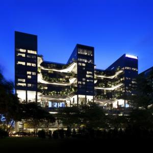 تصویر - Parkroyal on Pickering ،هتلی خاص در سنگاپور - معماری