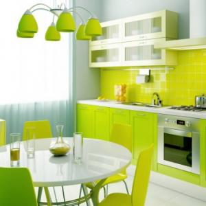 عکس - 16 ایده جهت طراحی آشپزخانه ای به رنگ سبز