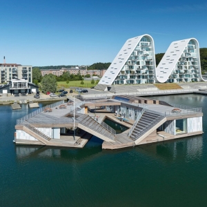 عکس - باشگاه کایاک شناور ،اثر تیم معماری FORCE4 ، دانمارک