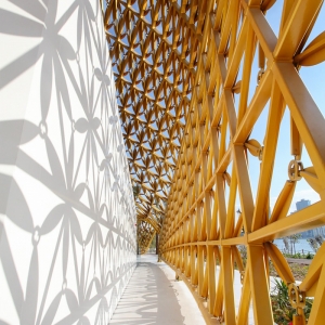 تصویر - طراحی پاویون پروانه ای ،اثر استودیو 3deluxe ،امارات - معماری