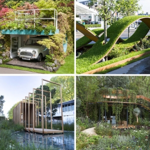 عکس - نمونه هایی از طراحی فضای سبز در نمایشگاه گل 2016 چلسی
