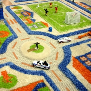 تصویر - فرشهای خلاقانه اتاق کودک - معماری