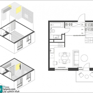 تصویر - 10 آپارتمان کوچک و جمع و جور - معماری