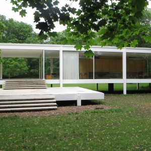 تصویر - خانه Fransworth , اثر Mies Van Der Rohe , آمریکا , سال 1950 - معماری